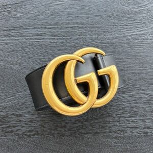 GUCCI GG Marmont Wide Belt 85cm